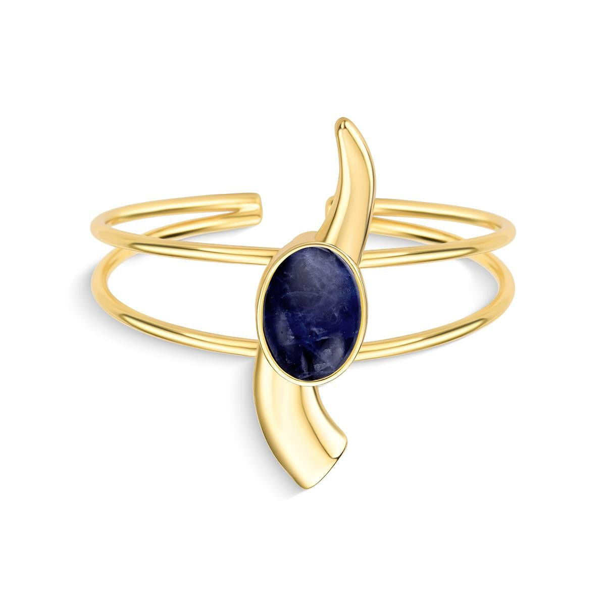 Pulseira Brilhato Pedras Naturais Brasileiras — Folheado a Ouro