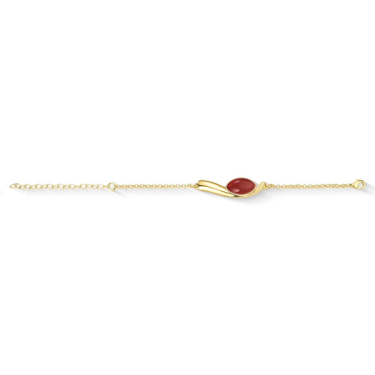 Pulseira Brilhato Pedras Naturais Brasileiras — Folheado a Ouro