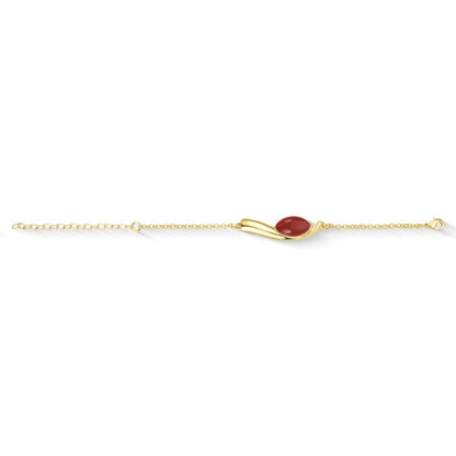 Pulseira Brilhato Pedras Naturais Brasileiras — Folheado a Ouro