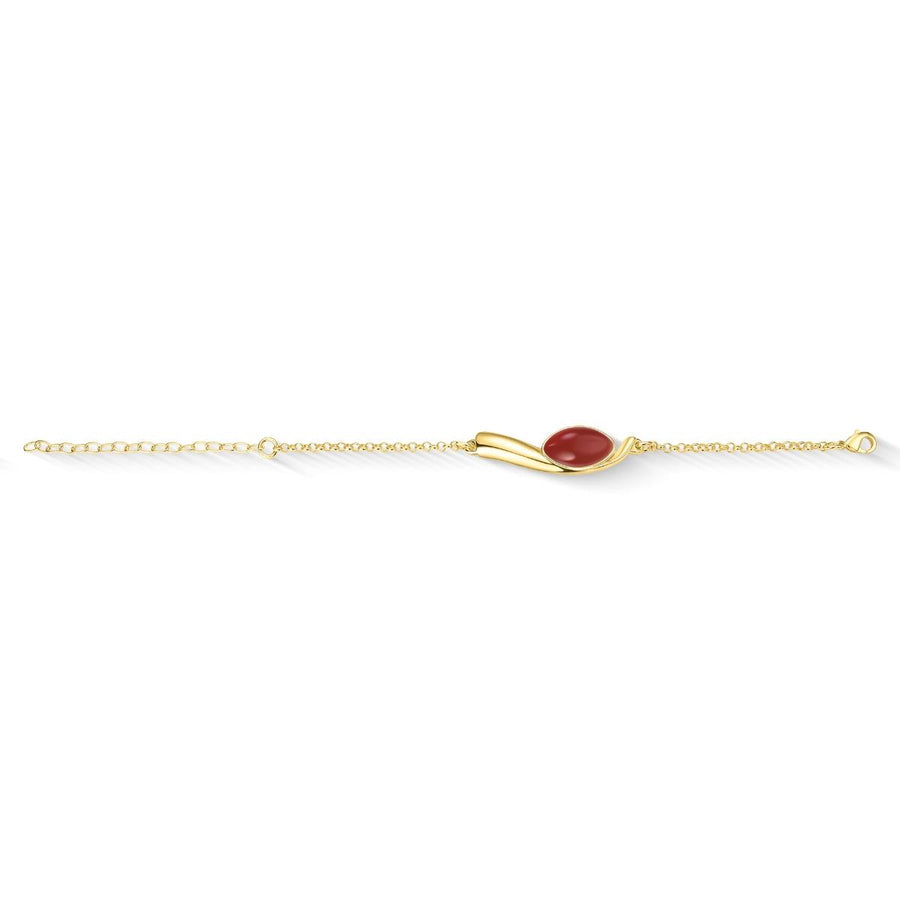 Pulseira Brilhato Pedras Naturais Brasileiras — Folheado a Ouro
