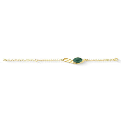 Pulseira Brilhato Pedras Naturais Brasileiras — Folheado a Ouro