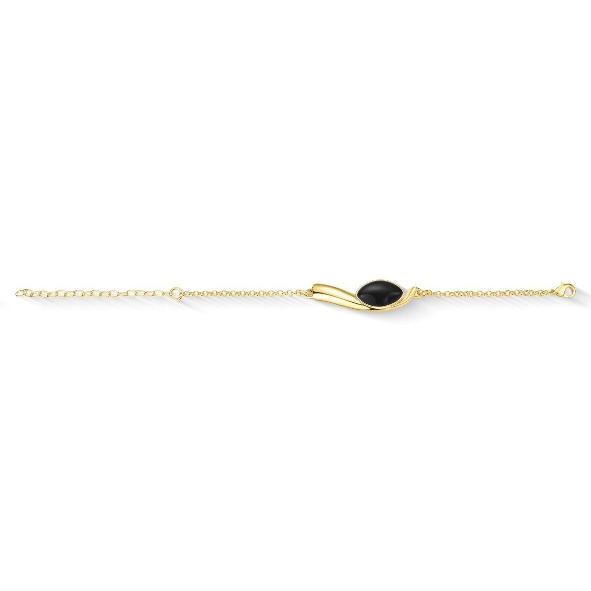 Pulseira Brilhato Pedras Naturais Brasileiras — Folheado a Ouro
