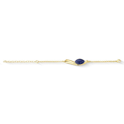 Pulseira Brilhato Pedras Naturais Brasileiras — Folheado a Ouro