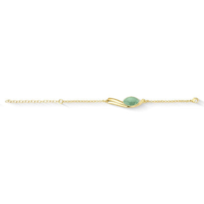 Pulseira Brilhato Pedras Naturais Brasileiras — Folheado a Ouro