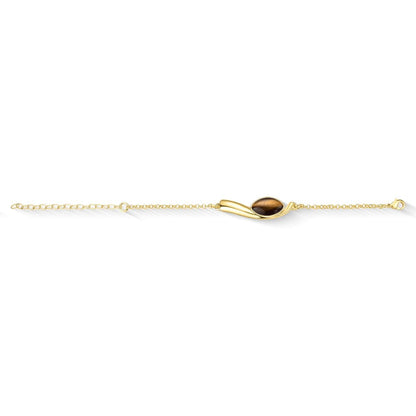 Pulseira Brilhato Pedras Naturais Brasileiras — Folheado a Ouro