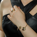 PULSEIRA FOLHEADO A OURO