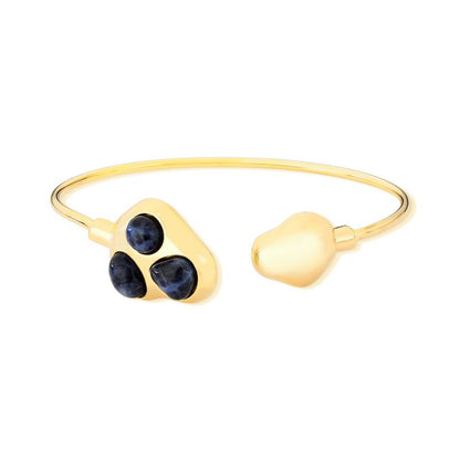 Pulseira Brilhato Pedras Naturais Brasileiras — Folheado a Ouro