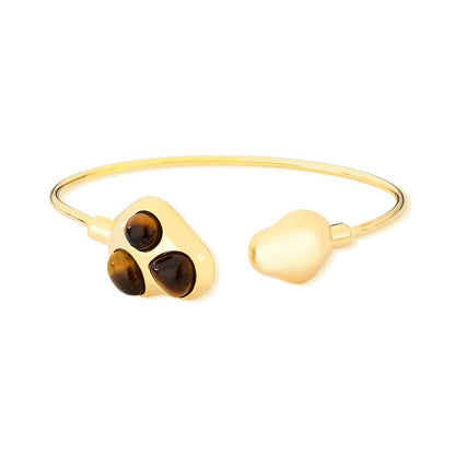 Pulseira Brilhato Pedras Naturais Brasileiras — Folheado a Ouro