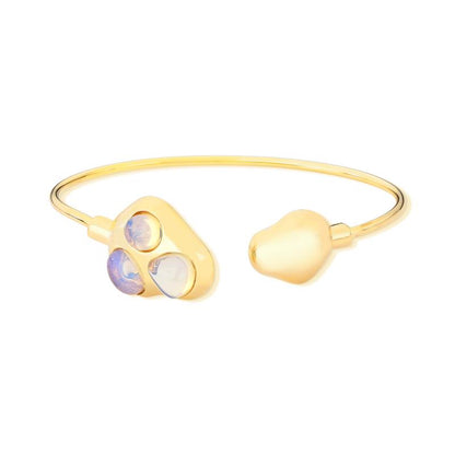 Pulseira Brilhato Pedras Naturais Brasileiras — Folheado a Ouro