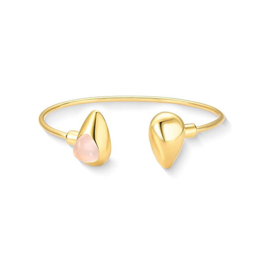Pulseira Brilhato Pedras Naturais Brasileiras — Folheado a Ouro