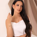 PULSEIRA FOLHEADO A OURO