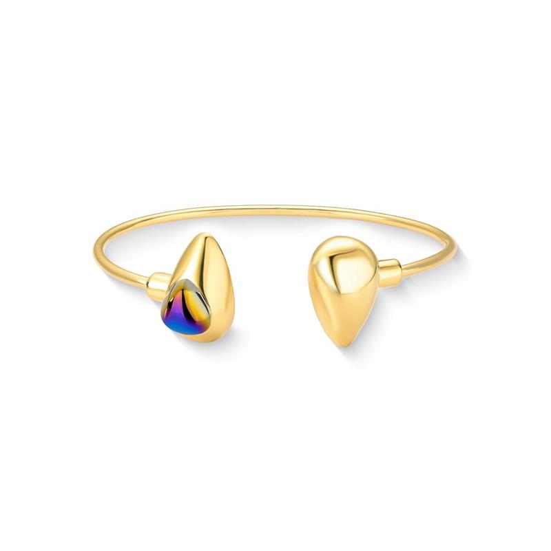 Pulseira Brilhato Pedras Naturais Brasileiras — Folheado a Ouro
