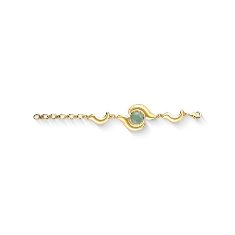Pulseira Brilhato Pedras Naturais Brasileiras — Folheado a Ouro