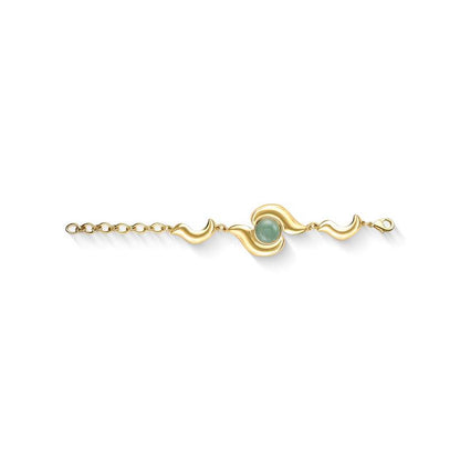 Pulseira Brilhato Pedras Naturais Brasileiras — Folheado a Ouro