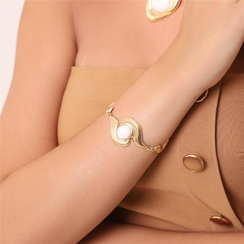 Pulseira Brilhato Pedras Naturais Brasileiras — Folheado a Ouro
