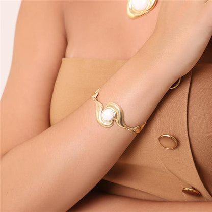 Pulseira Brilhato Pedras Naturais Brasileiras — Folheado a Ouro
