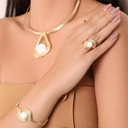Pulseira Brilhato Pedras Naturais Brasileiras — Folheado a Ouro