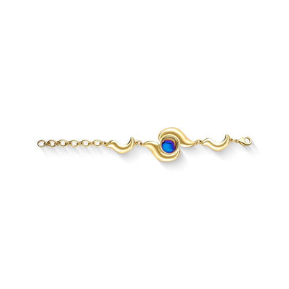 Pulseira Brilhato Pedras Naturais Brasileiras — Folheado a Ouro