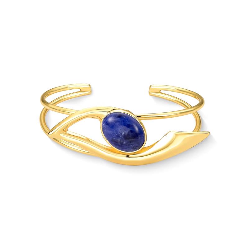 Pulseira Brilhato Pedras Naturais Brasileiras — Folheado a Ouro