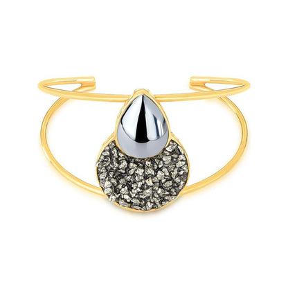 Pulseira Brilhato Pedras Naturais Brasileiras — Folheado a Ouro