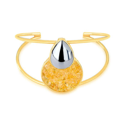 Pulseira Brilhato Pedras Naturais Brasileiras — Folheado a Ouro