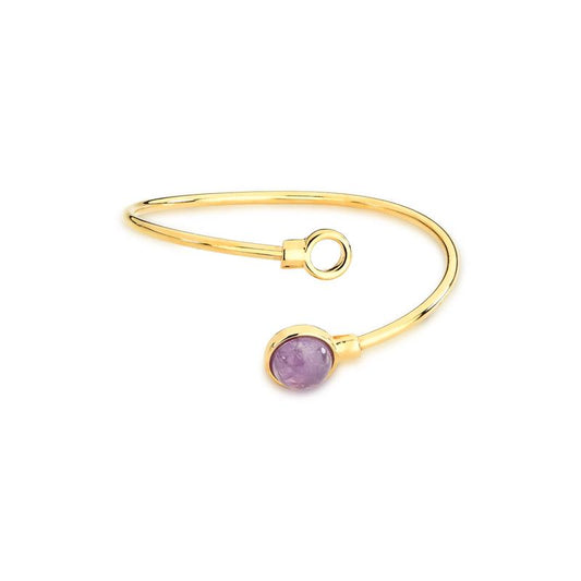 Pulseira Possebon Folheada a Ouro - Pedra Natural