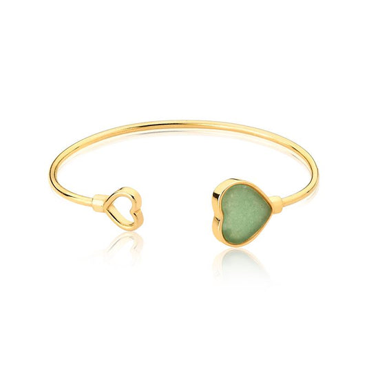 Pulseira Brilhato Pedras Naturais Brasileiras — Folheado a Ouro