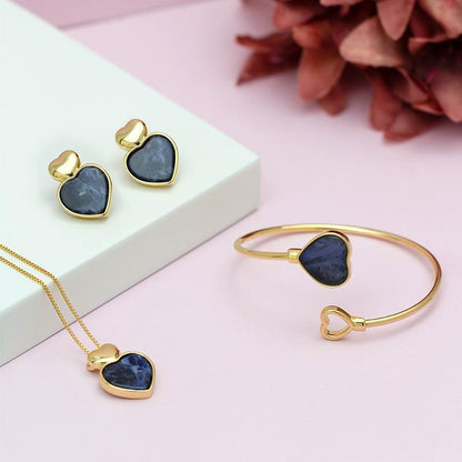 Pulseira Brilhato Pedras Naturais Brasileiras — Folheado a Ouro