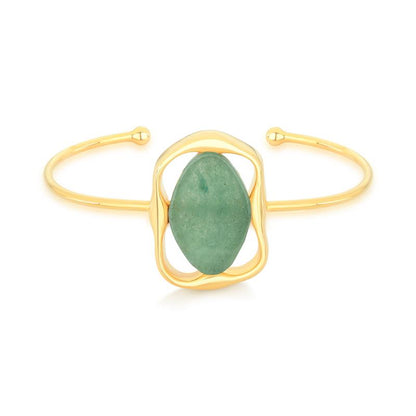 Pulseira Brilhato Pedras Naturais Brasileiras — Folheado a Ouro
