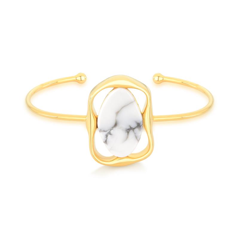 Pulseira Brilhato Pedras Naturais Brasileiras — Folheado a Ouro