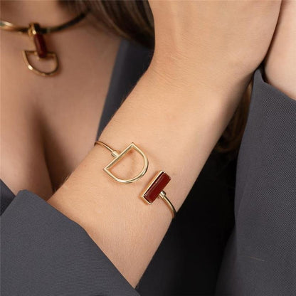 Pulseira Brilhato Pedras Naturais Brasileiras — Folheado a Ouro