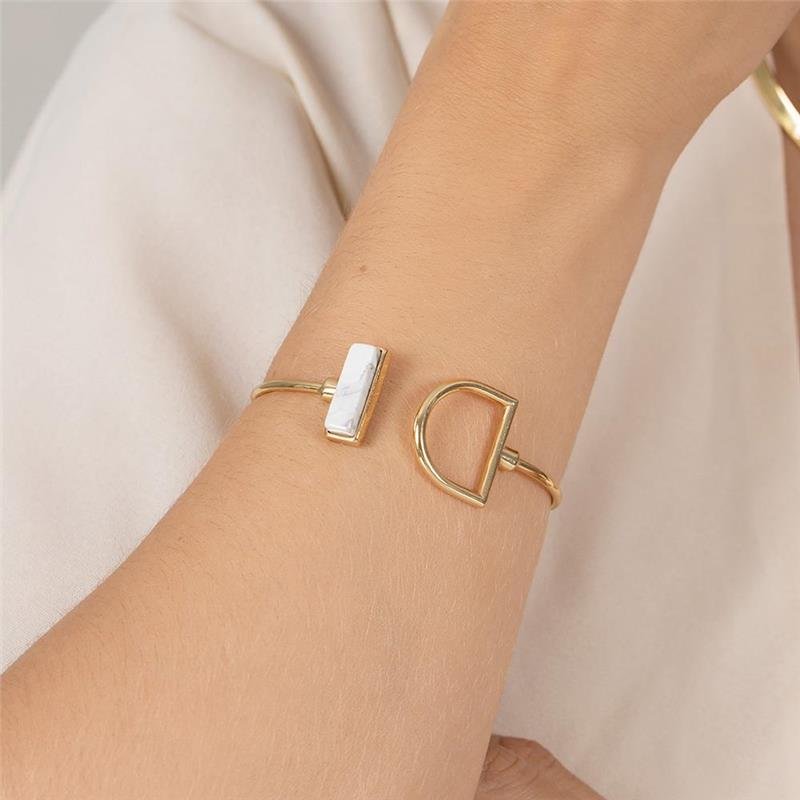 Pulseira Brilhato Pedras Naturais Brasileiras — Folheado a Ouro