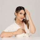 PULSEIRA FOLHEADO A OURO