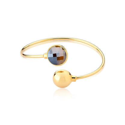 Pulseira Brilhato Pedras Naturais Brasileiras — Folheado a Ouro