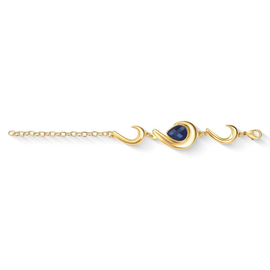 Pulseira Brilhato Pedras Naturais Brasileiras — Folheado a Ouro