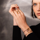 PULSEIRA FOLHEADO A OURO