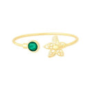 CONJUNTO FOLHEADO A OURO