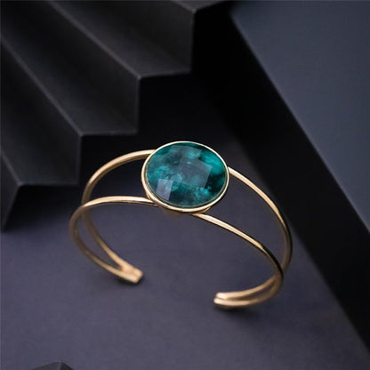 Pulseira Brilhato Pedras Naturais Brasileiras — Folheado a Ouro