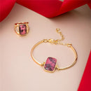 PULSEIRA FOLHEADO A OURO