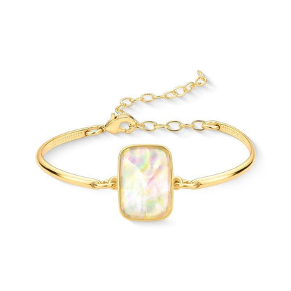 Pulseira Brilhato Pedras Naturais Brasileiras — Folheado a Ouro
