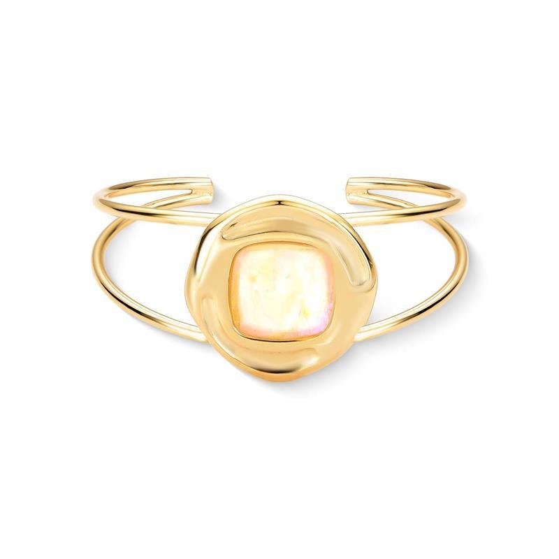 Pulseira Brilhato Pedras Naturais Brasileiras — Folheado a Ouro