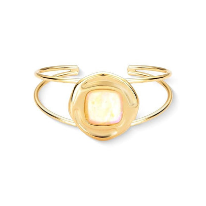 Pulseira Brilhato Pedras Naturais Brasileiras — Folheado a Ouro