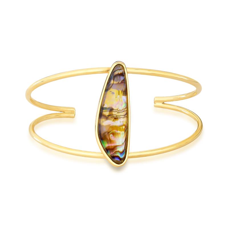 Pulseira Brilhato Colecao Conchas folheada a ouro