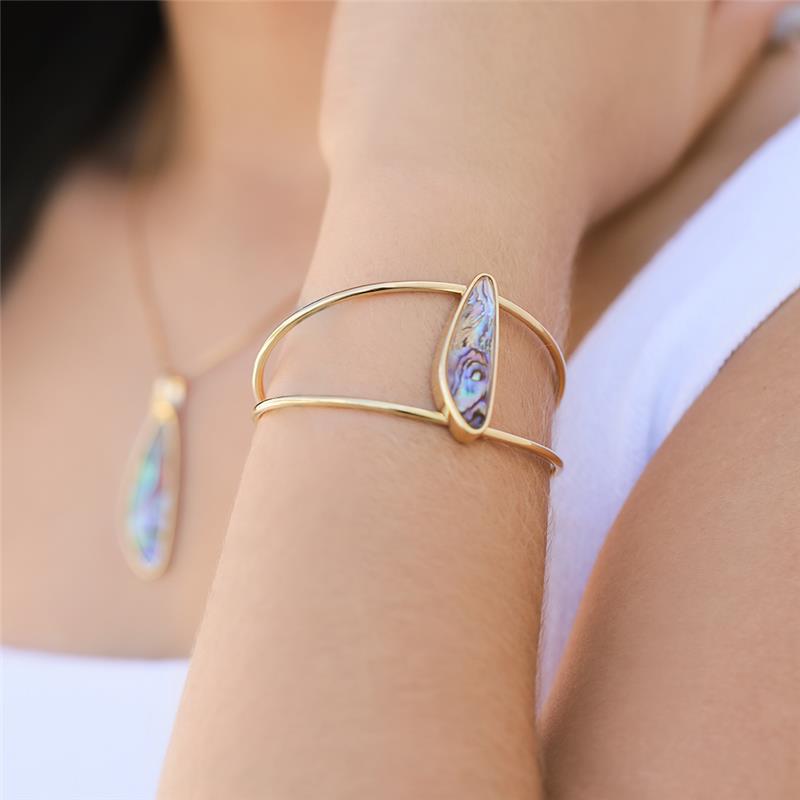 Pulseira Brilhato Colecao Conchas folheada a ouro