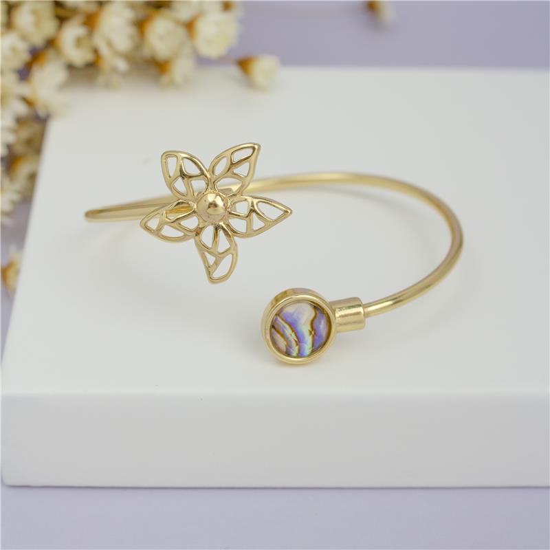 Pulseira Possebon Folheada a Ouro - Pedra Natural