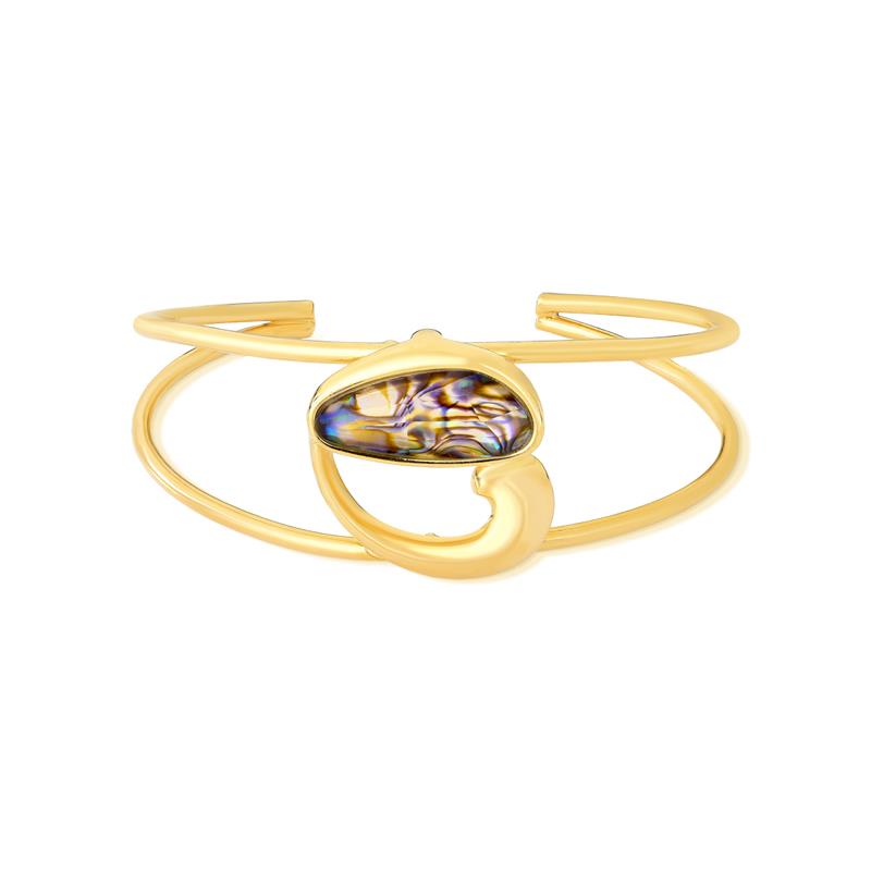 Pulseira Brilhato Pedras Naturais Brasileiras - Folheado a ouro
