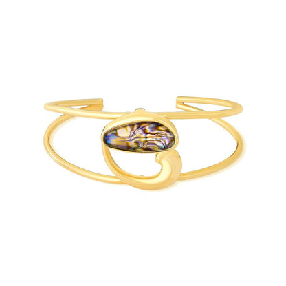 Pulseira Brilhato Pedras Naturais Brasileiras - Folheado a ouro