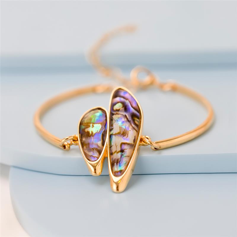 Pulseira Brilhato Pedras Naturais Brasileiras - Folheado a ouro