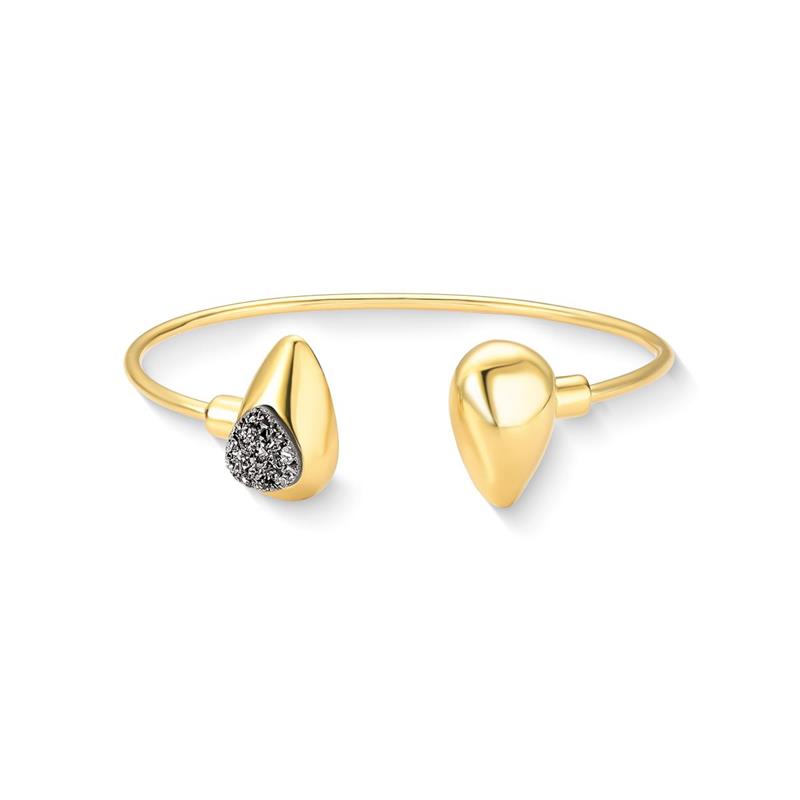 Pulseira Brilhato Pedras Naturais Brasileiras — Folheado a Ouro