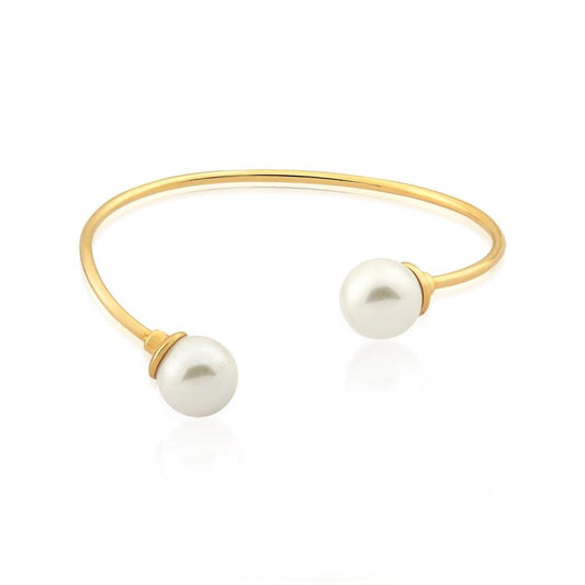 Pulseira Brilhato Pedras Naturais Brasileiras — FOLHEADO A OURO